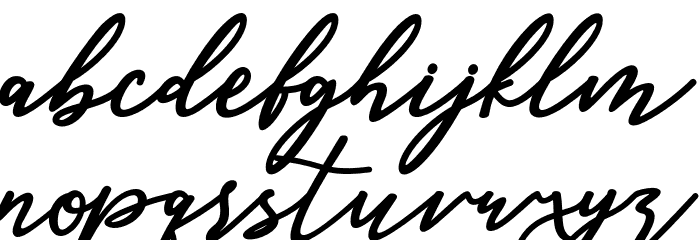 malika Font LOWERCASE
