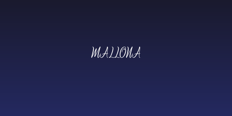 mallona Social Header