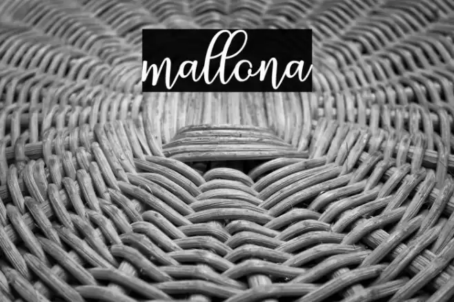 mallona Font examples