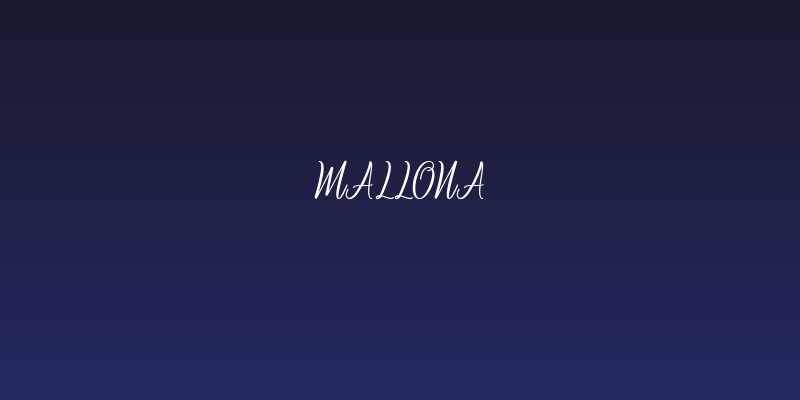 mallona Social Header