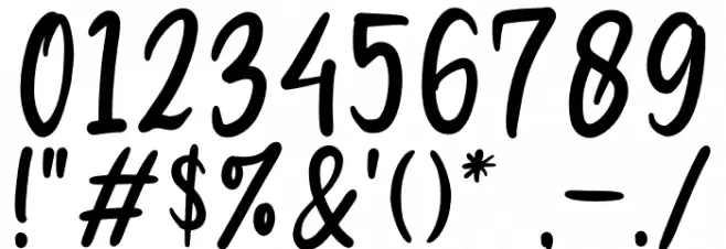 mama Font OTHER CHARS