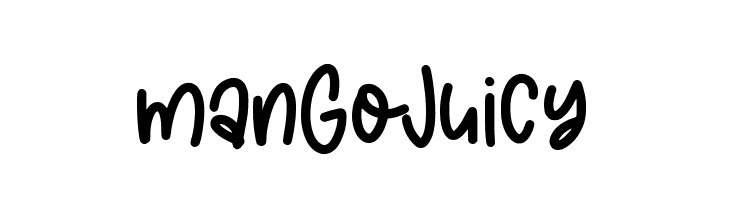 manGo Juicy  font caratteri gratis