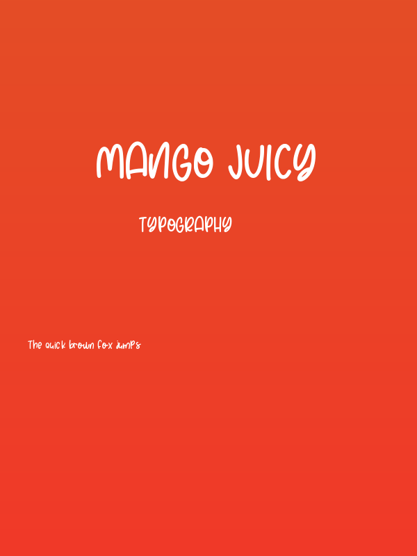manGo Juicy Poster