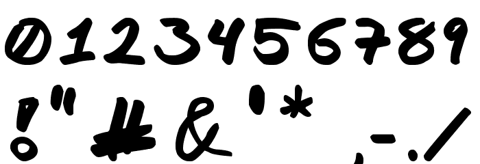 mangui-type Font OTHER CHARS