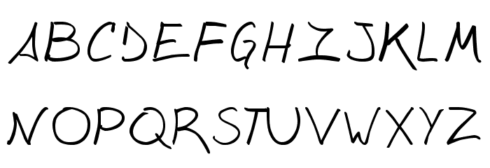 mangui-type Font UPPERCASE