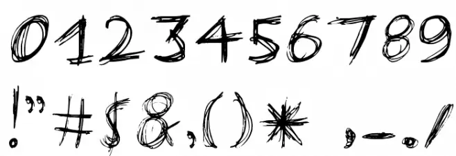 manic-depressive फ़ॉन्ट अन्य घर का काम