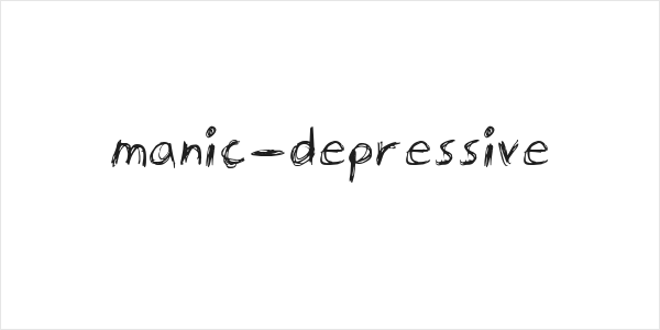 manic-depressive Logo