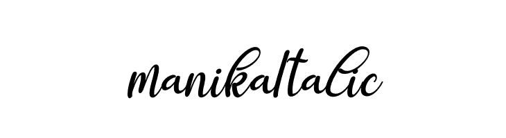 manika Italic  नि: शुल्क फ़ॉन्ट्स डाउनलोड