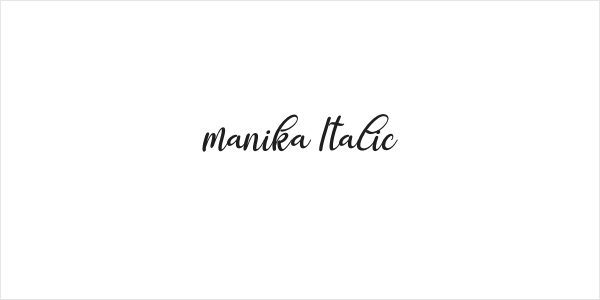 manika Italic Logo