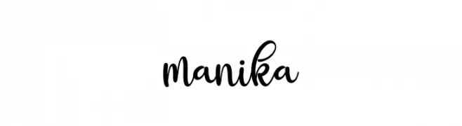 manika  Frei Schriftart Herunterladen