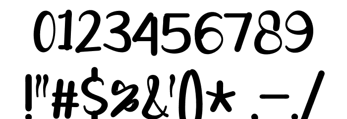 manika Font OTHER CHARS