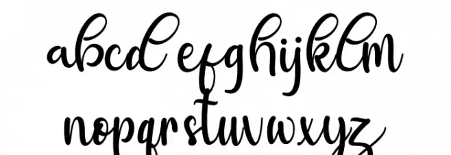manika Font LOWERCASE