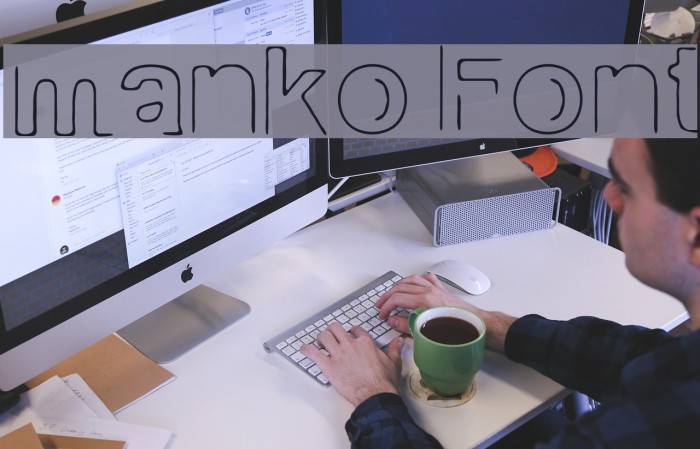 manko Font examples