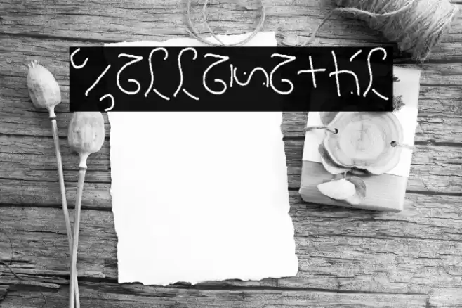 manna-saxon Font examples