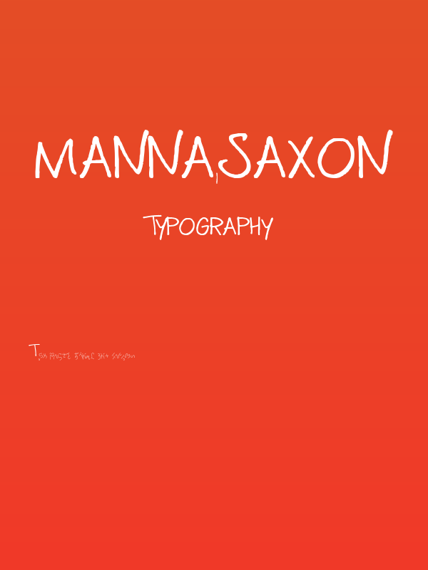 manna-saxon Poster