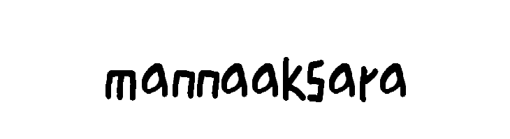 mannaaksara Caratteri