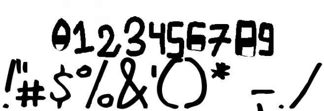 mannaaksara フォント その他の文字