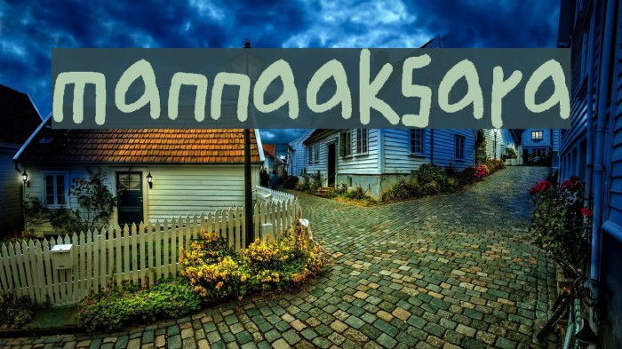 mannaaksara フォント examples