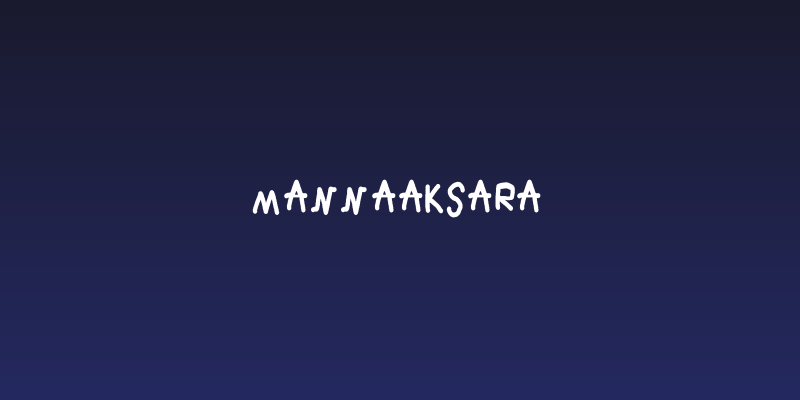 mannaaksara Social Header