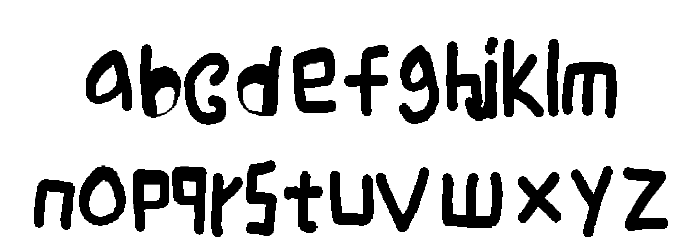 mannaaksara フォント 小文字