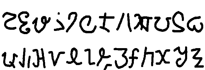 mannabay Font LOWERCASE