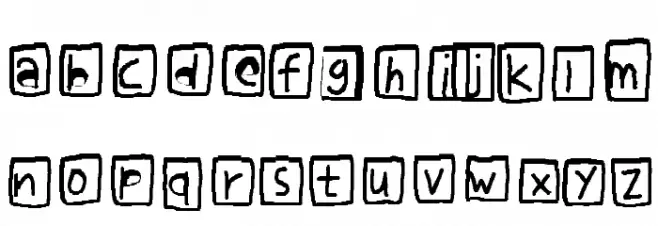 mannabox Font LOWERCASE