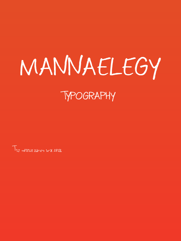mannaelegy Poster
