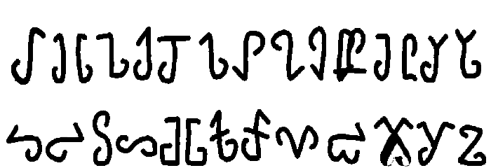mannaelegy Font LOWERCASE