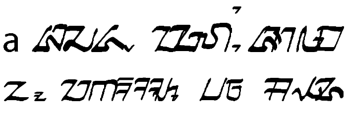 mannasunda Font LOWERCASE