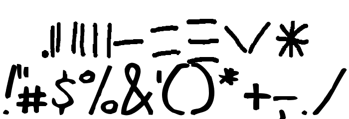 mannatic फ़ॉन्ट अन्य घर का काम