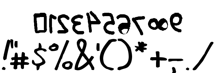 mannatypo フォント その他の文字