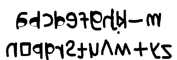 mannatypo フォント 小文字