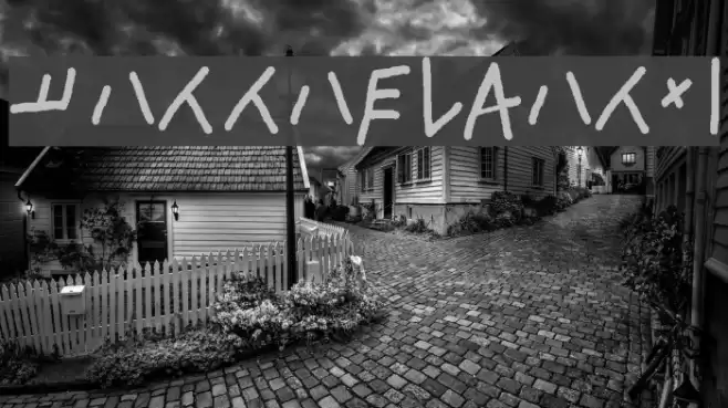 mannazhuang Font examples