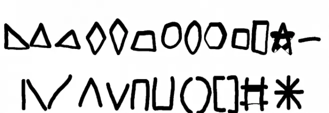 mannazip Font Litere mari