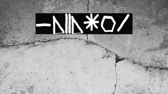 mannazip Font examples