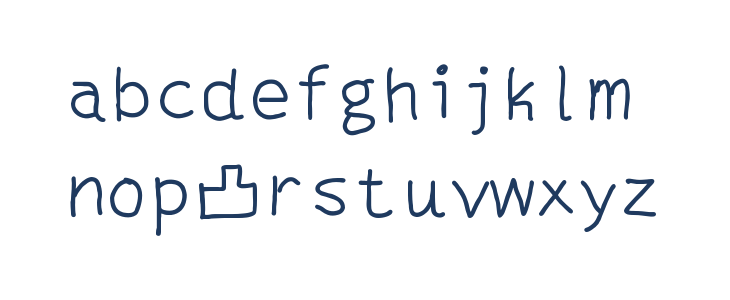 mantrakshar J Lowercase