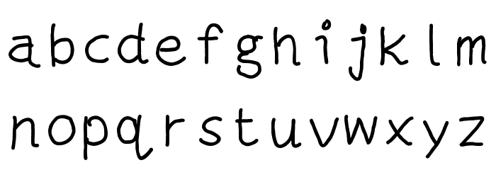 mantrakshar N Font LOWERCASE