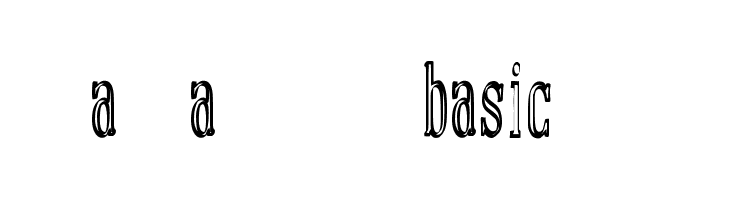 manual font basic demo  Free Fonts Download