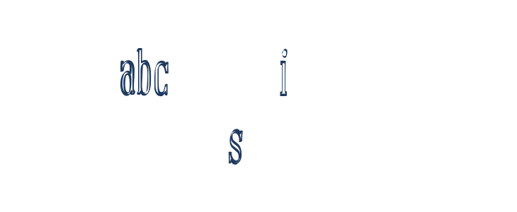 manual font basic demo Lowercase