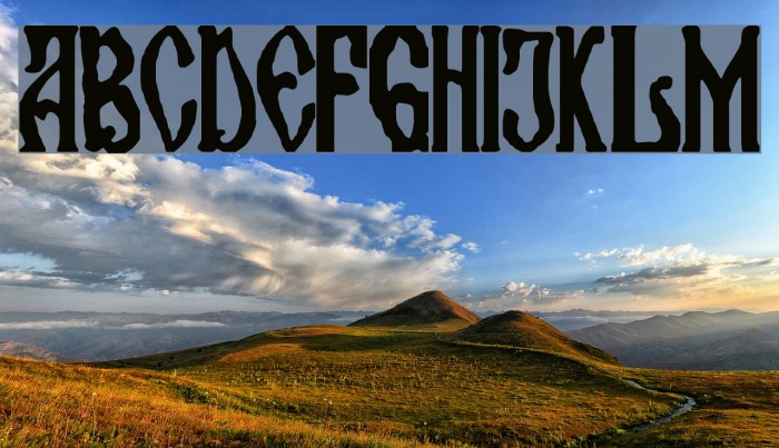 maran orthodox church Font examples