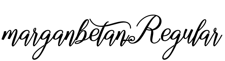 marganbetan Regular  baixar fontes gratis