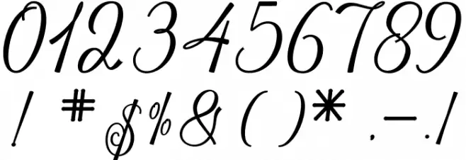 marganbetan Regular Font OTHER CHARS