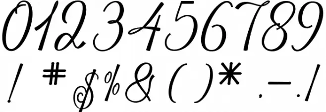 marganbetan Regular Font OTHER CHARS