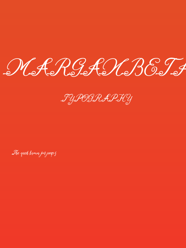 marganbetan Regular Poster