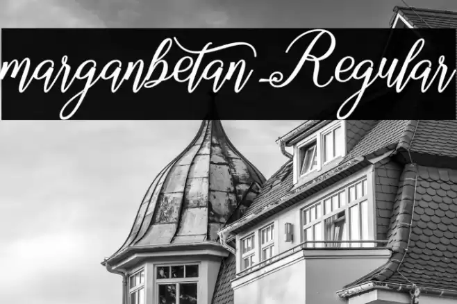 marganbetan Regular Font examples