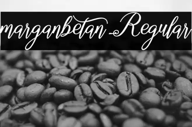 marganbetan Regular Font examples