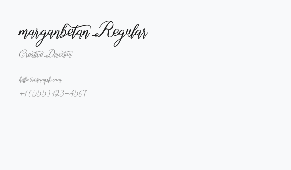 marganbetan Regular Business Card