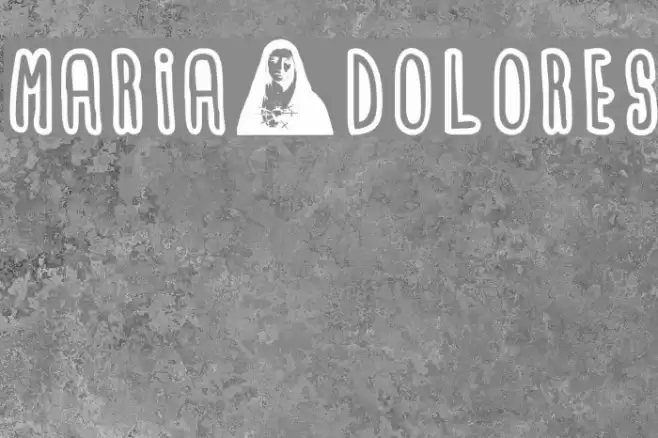 maria_dolores Font examples
