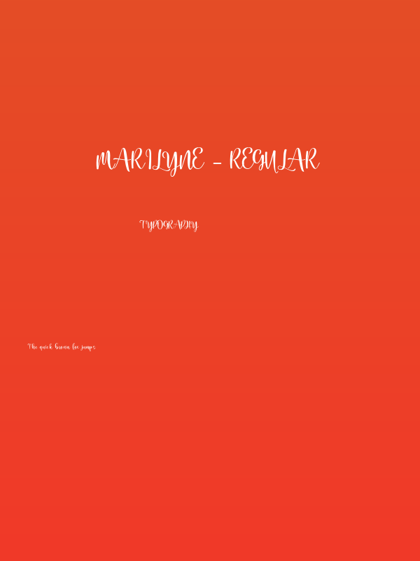marilyne-Regular Poster
