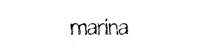 marina  Frei Schriftart Herunterladen